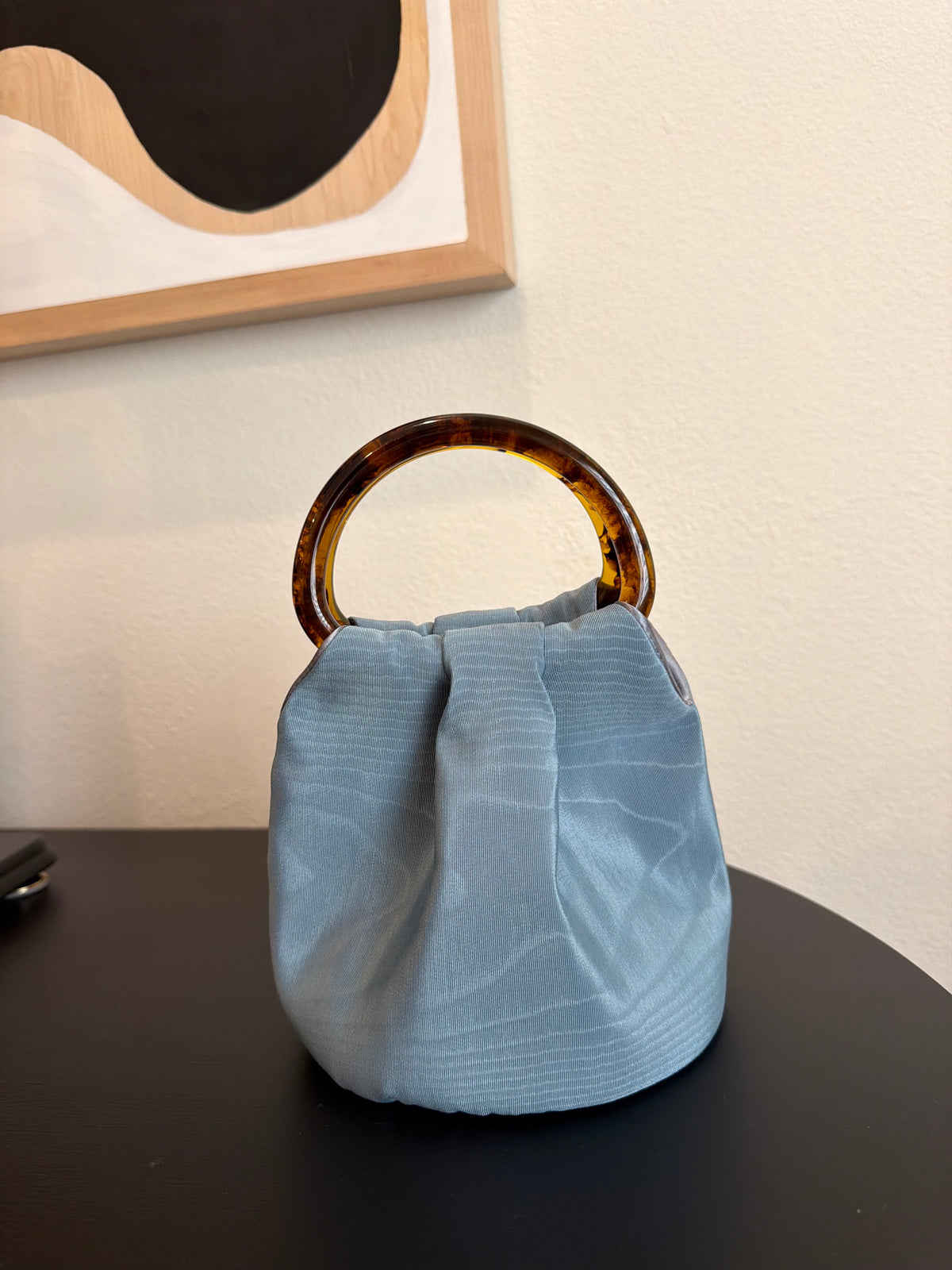 The Moiré Bag in Blue